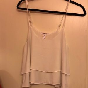 Ambiance white crop top